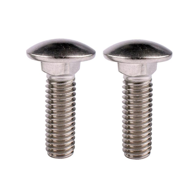 VAMUOEFL 5/16-18 x 1-1/4" Carriage Bolts Screws, 18-8 Stainless Steel 304, Round Head, Square Neck, UNC Fully Machine Coarse Threaded,10Pcs - Image 5